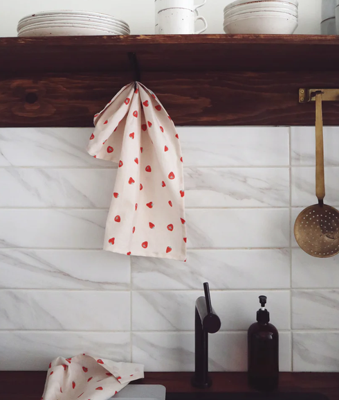 Tea Towel  |  Strawberries