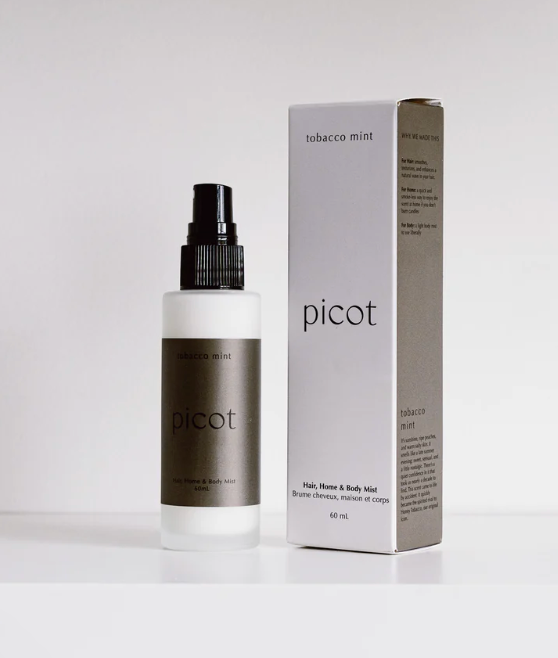 Tobacco + Mint  |  Hair Home + Body Spray