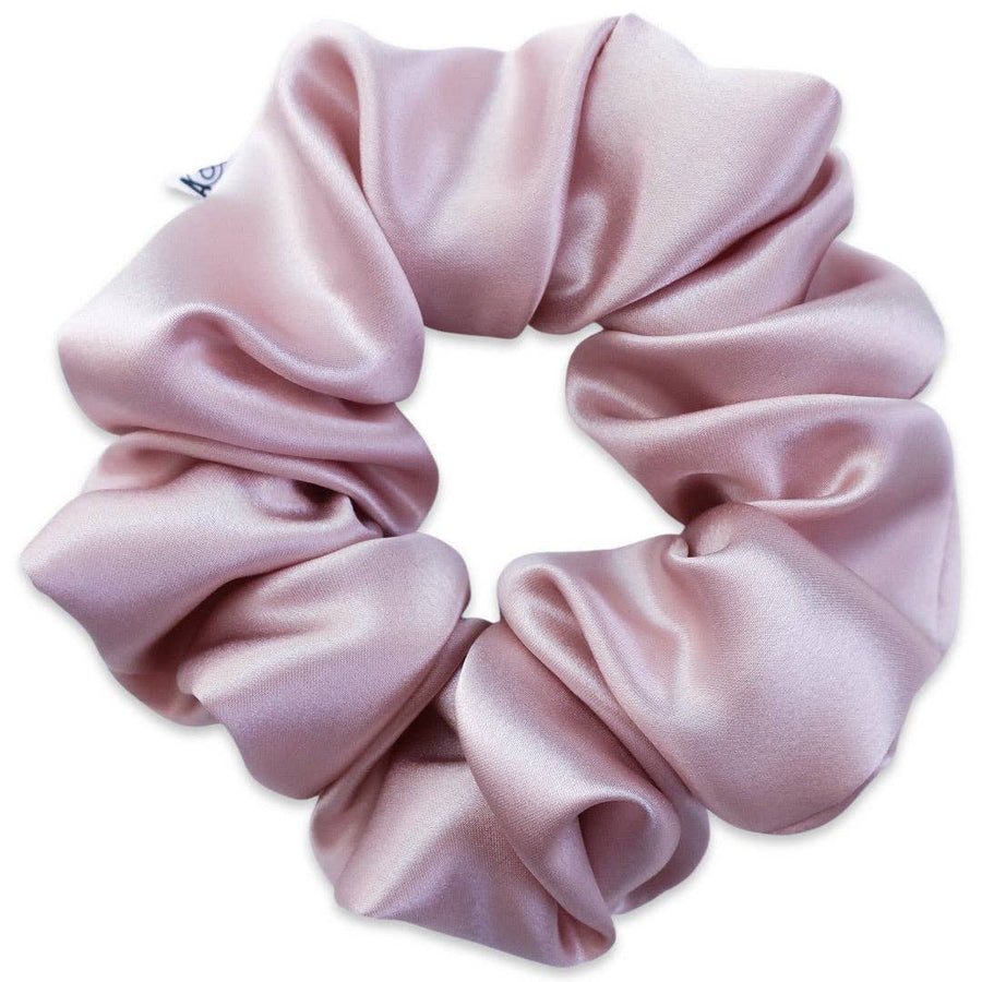 100% Silk Scrunchie  |  Blush  |  Regular