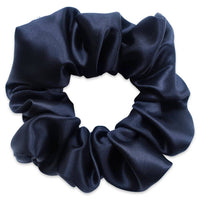Thumbnail for 100% Silk Scrunchie  |  Black  |  Regular
