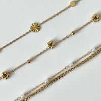 Thumbnail for Iris Flower Necklace  |  Gold