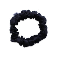 Thumbnail for 100% Silk Scrunchie  |  Black  |  Mini