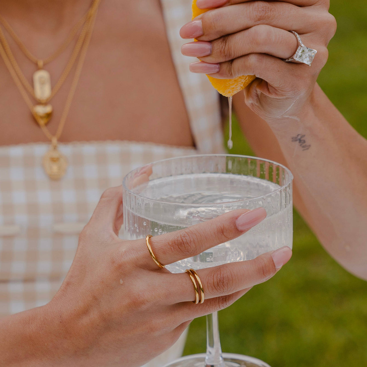 Plain Stacking Ring  |  Gold  |  8