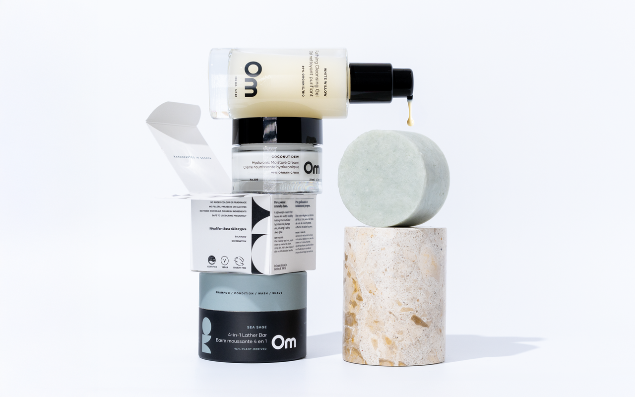 Glow + Go Om Skincare Set