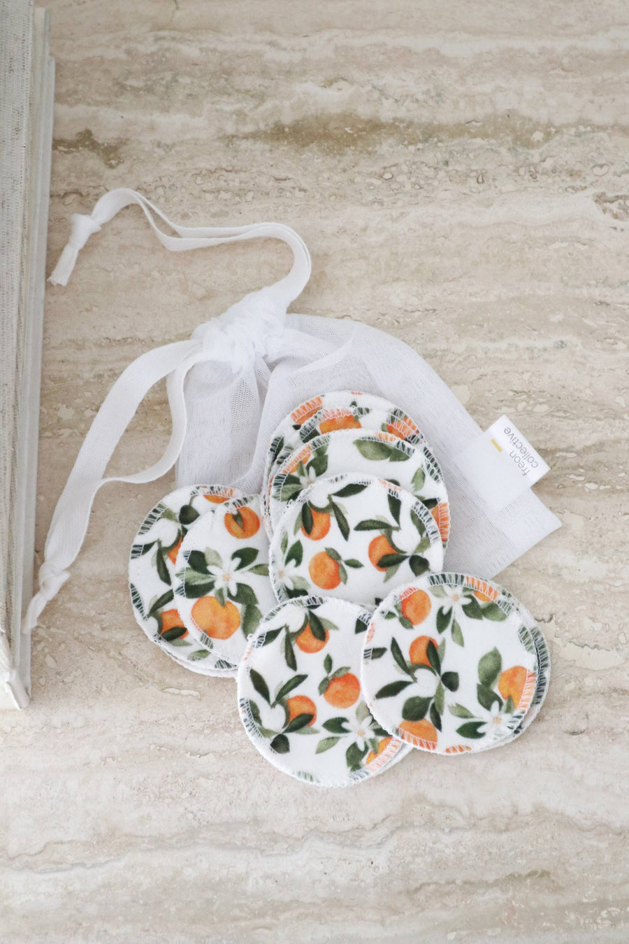 Organic Cotton Rounds  |  Clementine