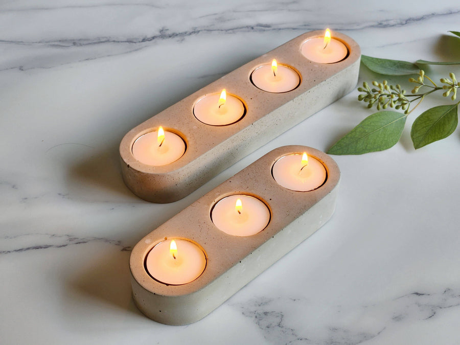 Triple Tea Light Candle Holder
