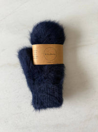 Thumbnail for Fluffy Angora Mittens -  Baby blue