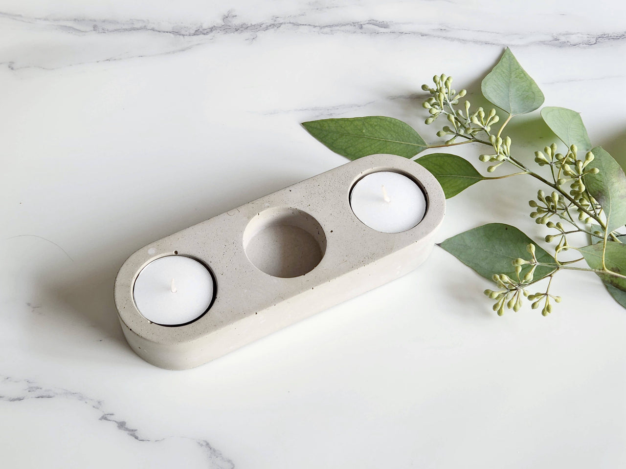 Triple Tea Light Candle Holder