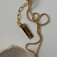 Thumbnail for Rose Necklace- Gold
