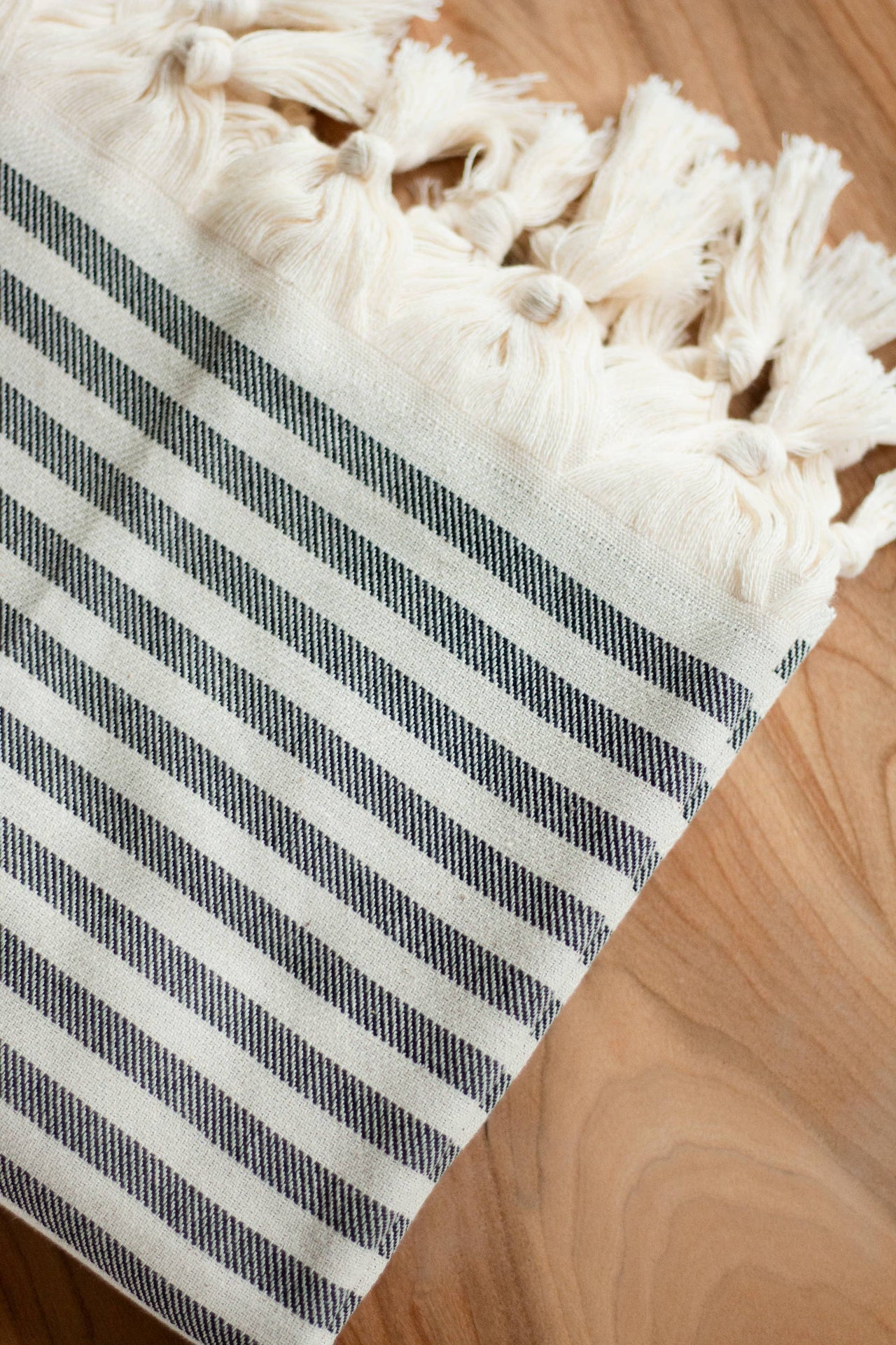 Oversized Turkish Towel: Abyss Stripe