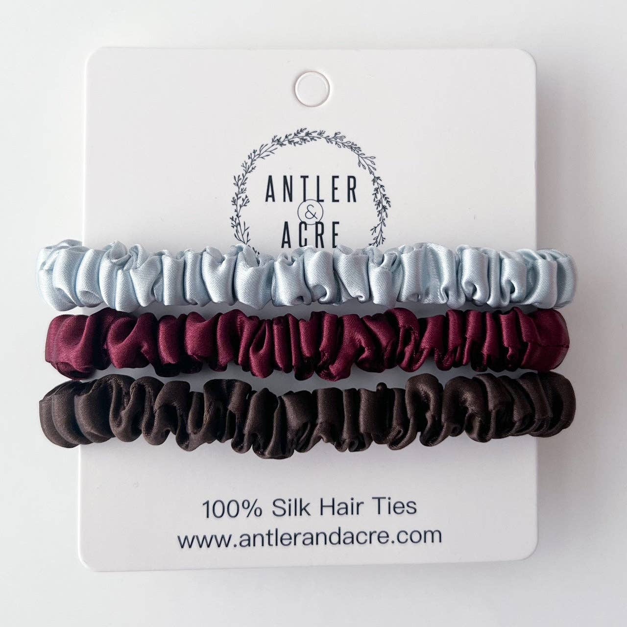 Micro Scrunchie Trio  |  Chocolate