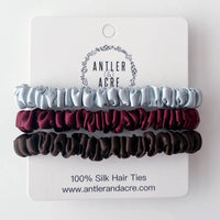 Thumbnail for Micro Scrunchie Trio  |  Chocolate