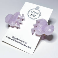 Thumbnail for Butterfly Claw Clips - Pair of 2: Ice Lilac