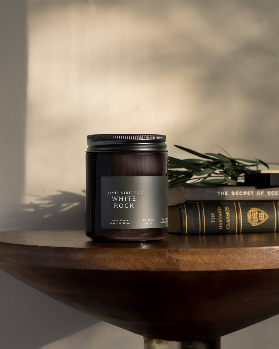 White Rock - Coconut Wax Candle | Bright Salty Bergamot
