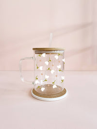 Thumbnail for Boho Mug  |  White Tulips  |  Glass