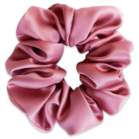 Thumbnail for 100% Silk Scrunchie  |  Coral |  Regular