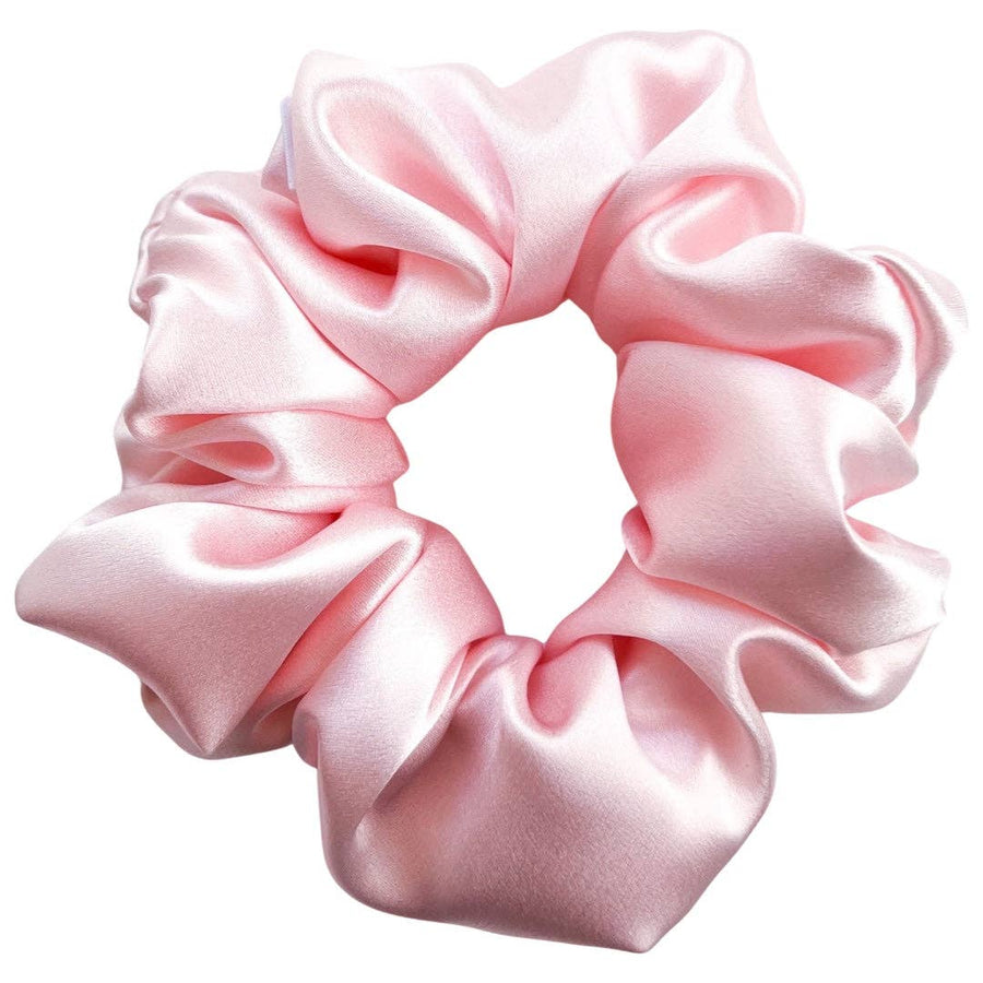 100% Silk Scrunchie  |  Ballet Pink  |  Regular