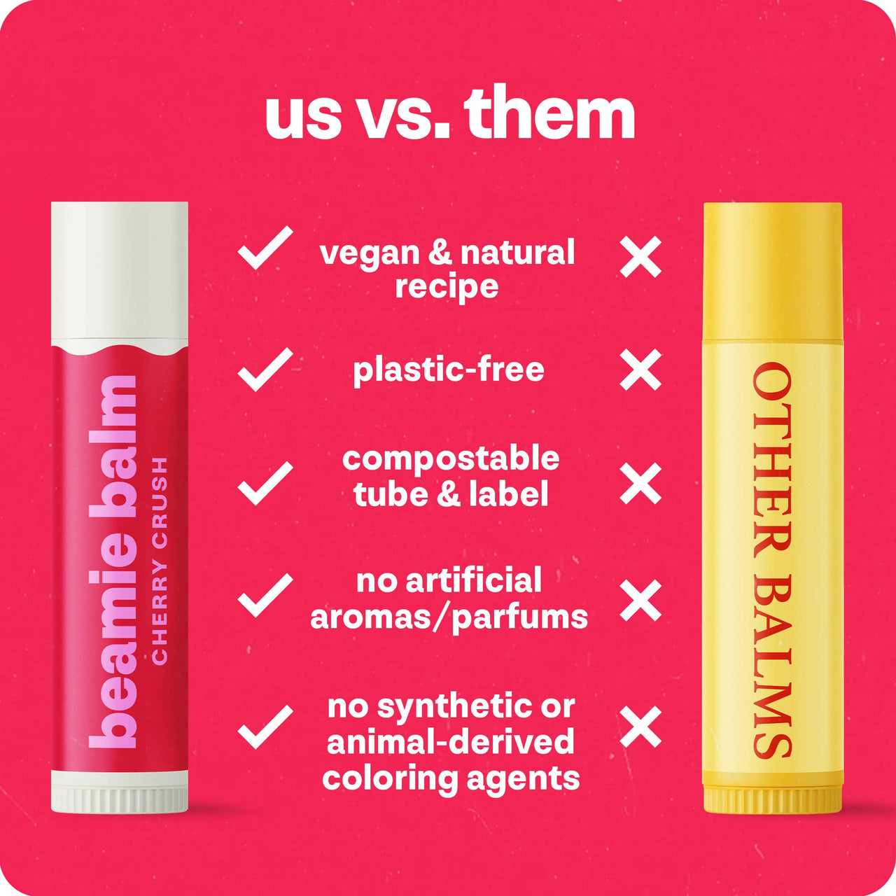 Vegan Lip Balm  |  Cherry Crush