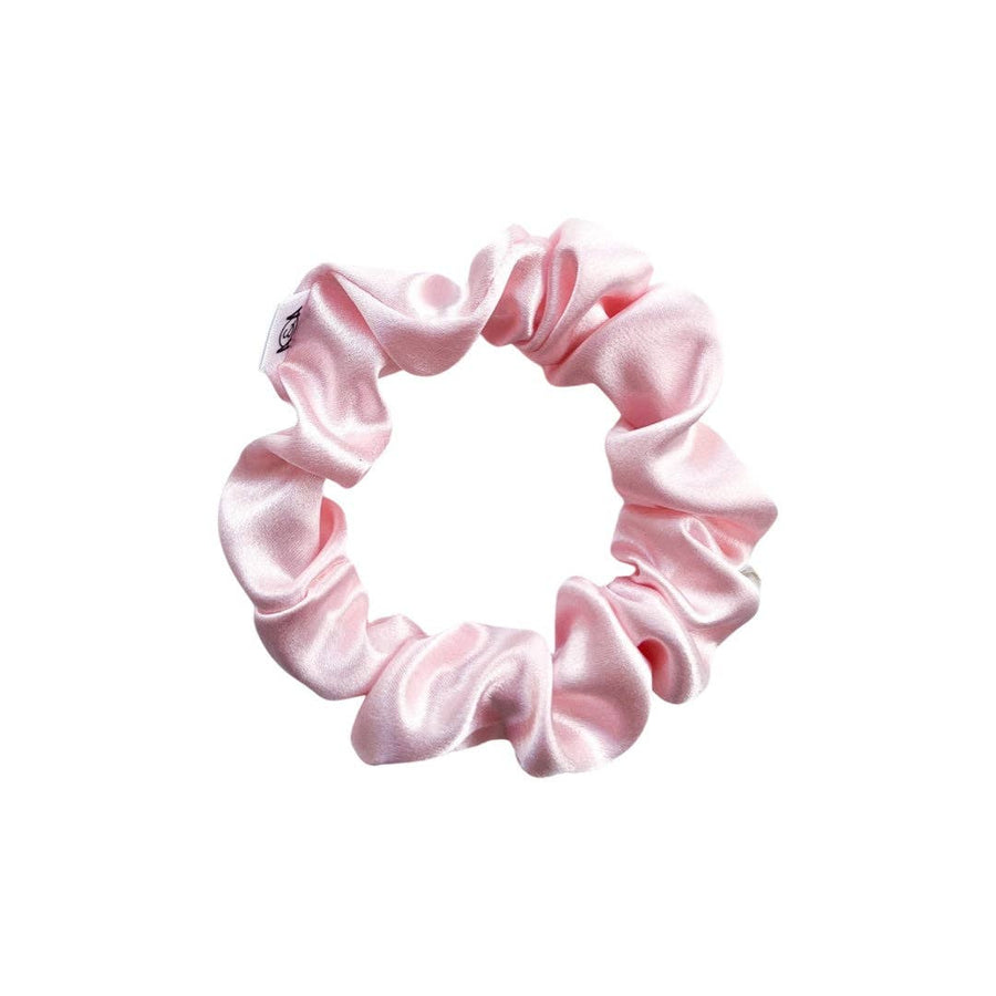 100% Silk Scrunchie  |  Ballet Pink  |  Mini