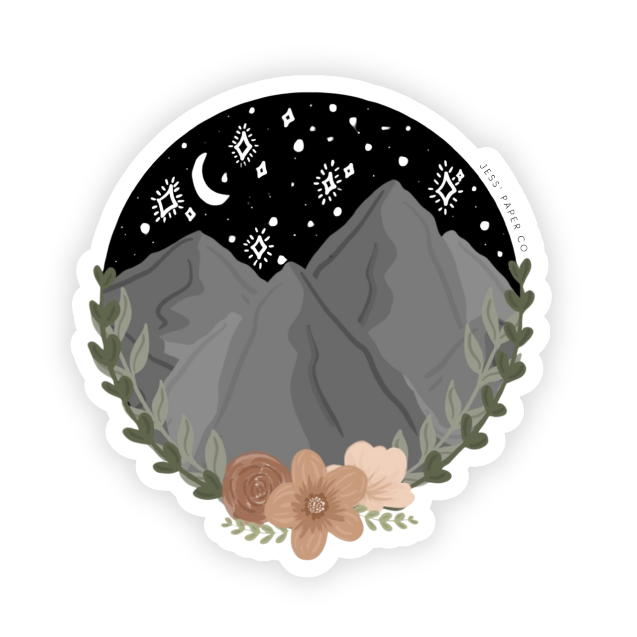 Boho Valley Sticker