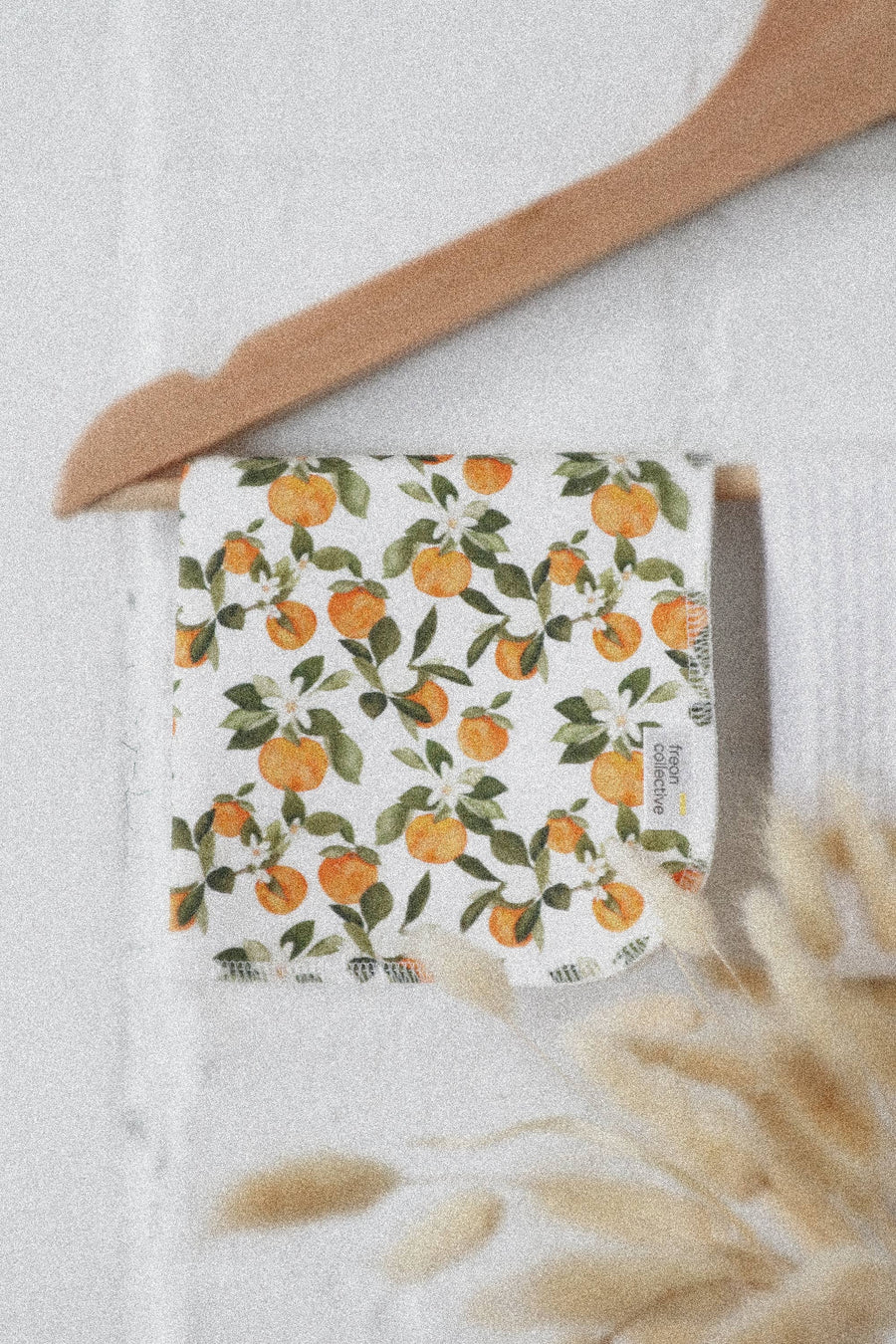 Organic Cotton Face Cloth  |  Clementine