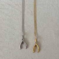Thumbnail for Wishbone 2.0 Necklace  |  Gold
