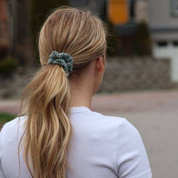 Scrunchie  |  Black Floral  |  Regular