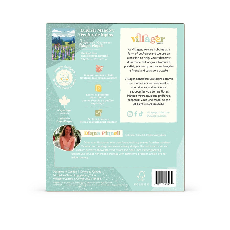 Lupines Meadow 1000-Piece Puzzle