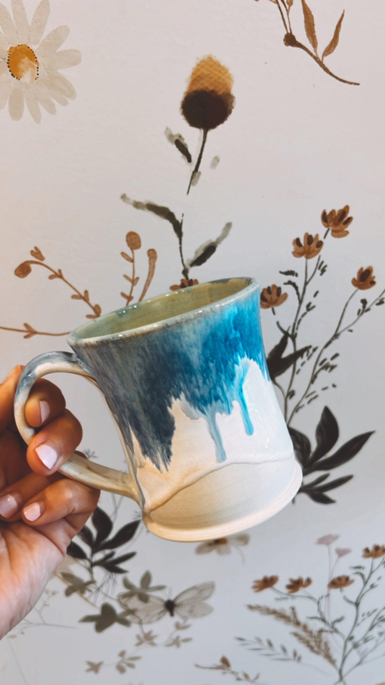 Pottery Mug - Oceanic Blue