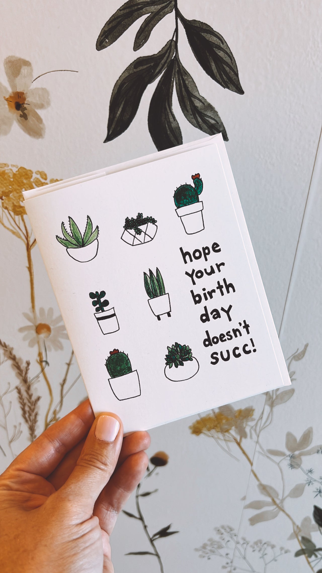 Hope Your Birthday Doesn’t Succ Greeting Card