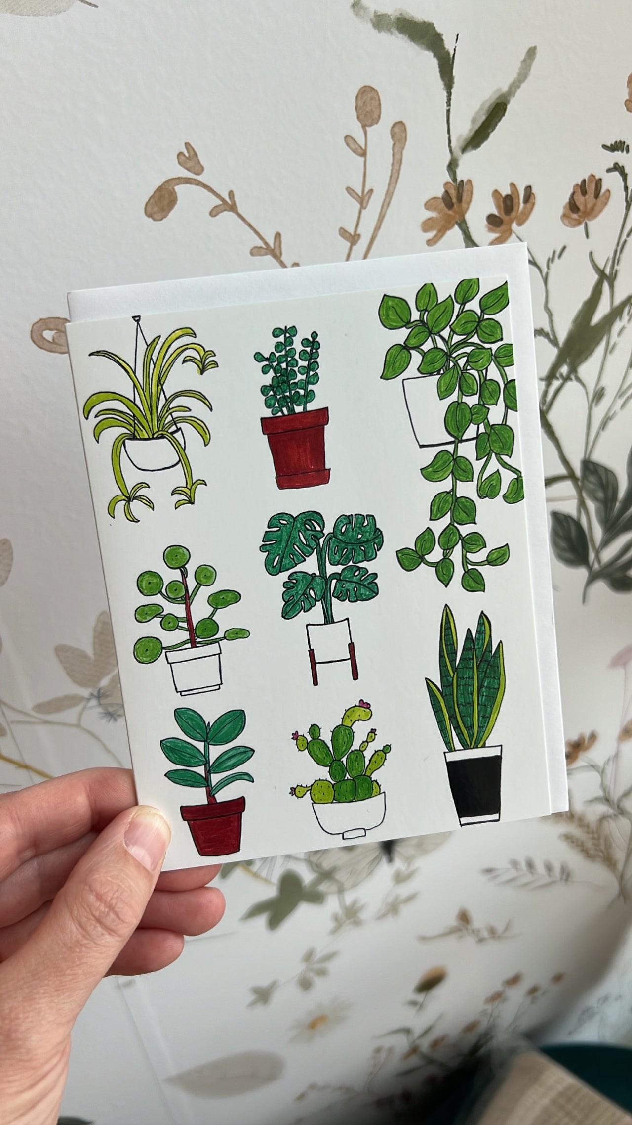 House Plants Greeting Card