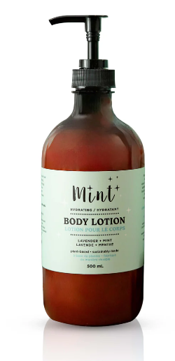 Natural Body Lotion  |  Lavender + Mint