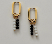 Thumbnail for Yin Yang Charm Earrings